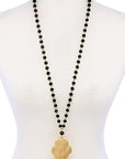 Designer Multi Bead Pendant Necklace