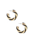 Twisted Open Circle Earring